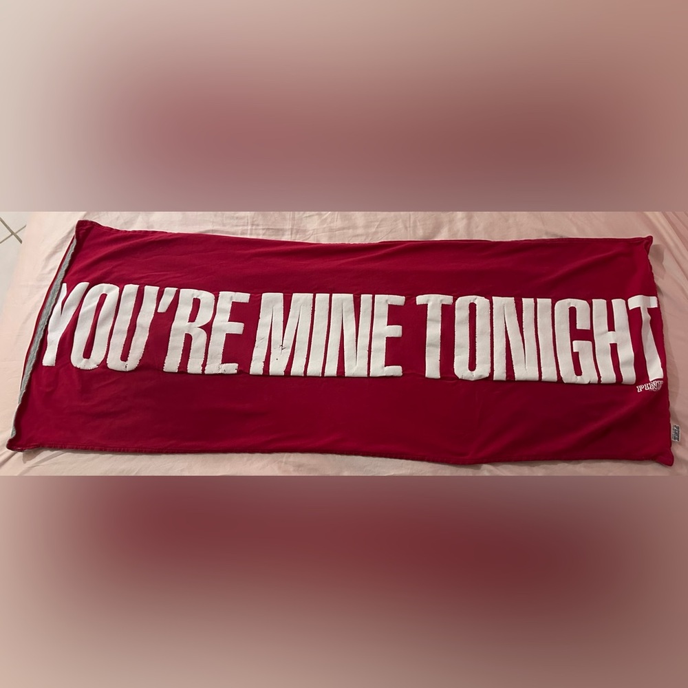 VINTAGE VICTORIAS SECRET PINK YOU’RE MINE TONIGHT BODY PILLOW - Picture 9 of 16
